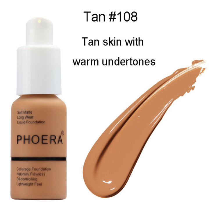 Natural Color Matte Concealer Foundation Cream”