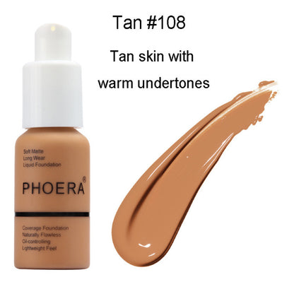 Natural Color Matte Concealer Foundation Cream”