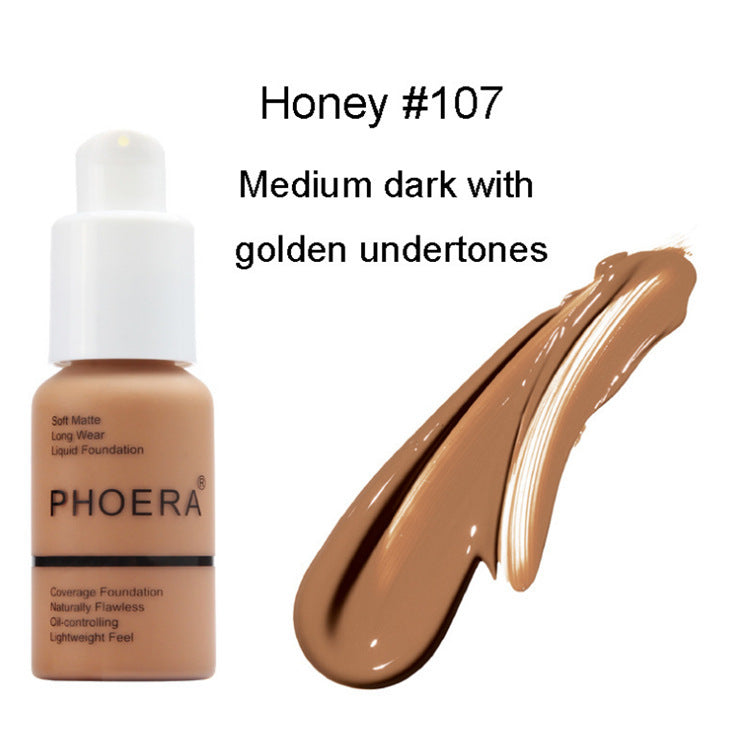 Natural Color Matte Concealer Foundation Cream”