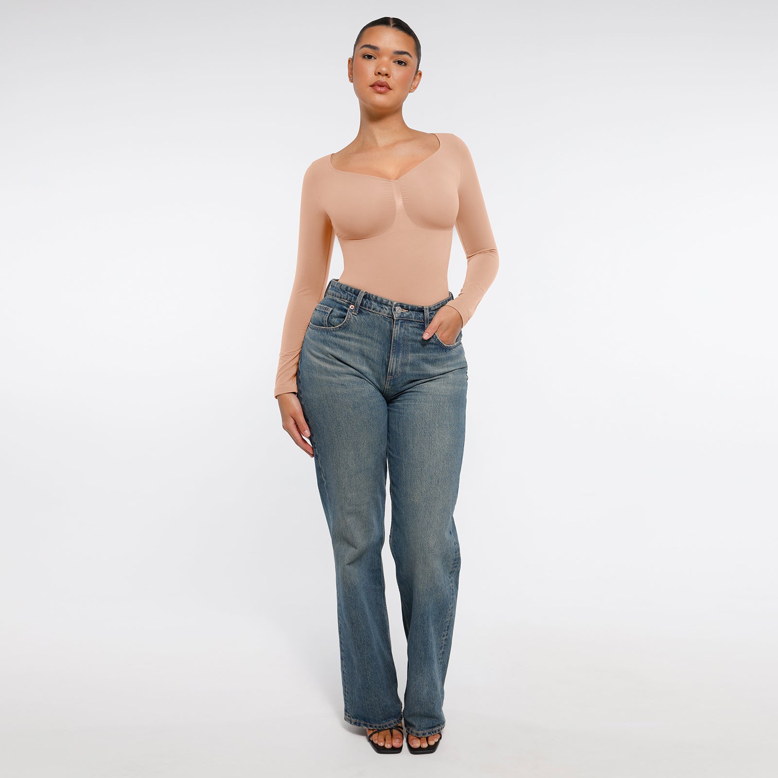 long-sleeve bodysuit