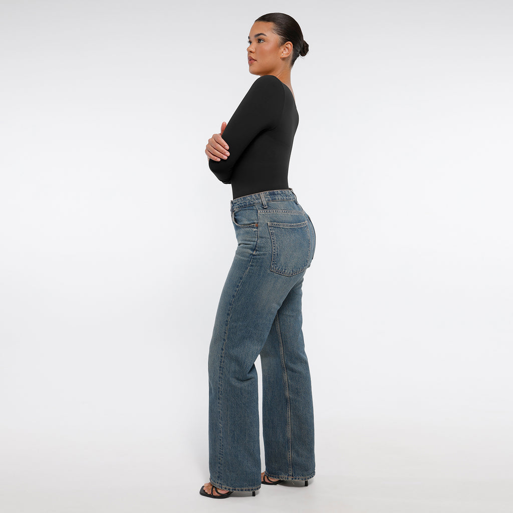 long-sleeve bodysuit