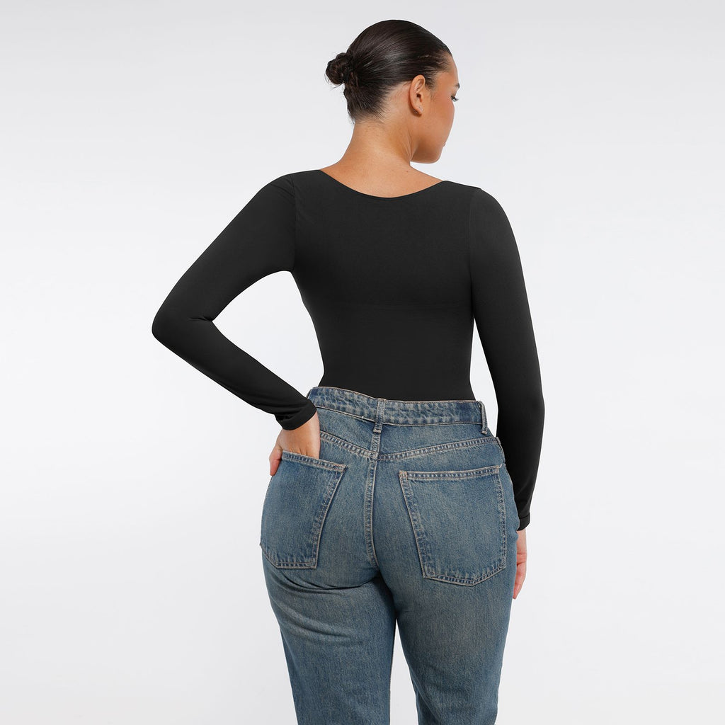 long-sleeve bodysuit