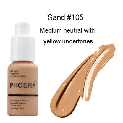 Natural Color Matte Concealer Foundation Cream”