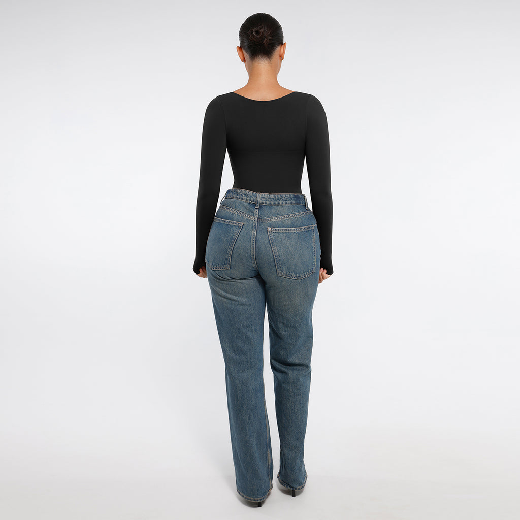 long-sleeve bodysuit