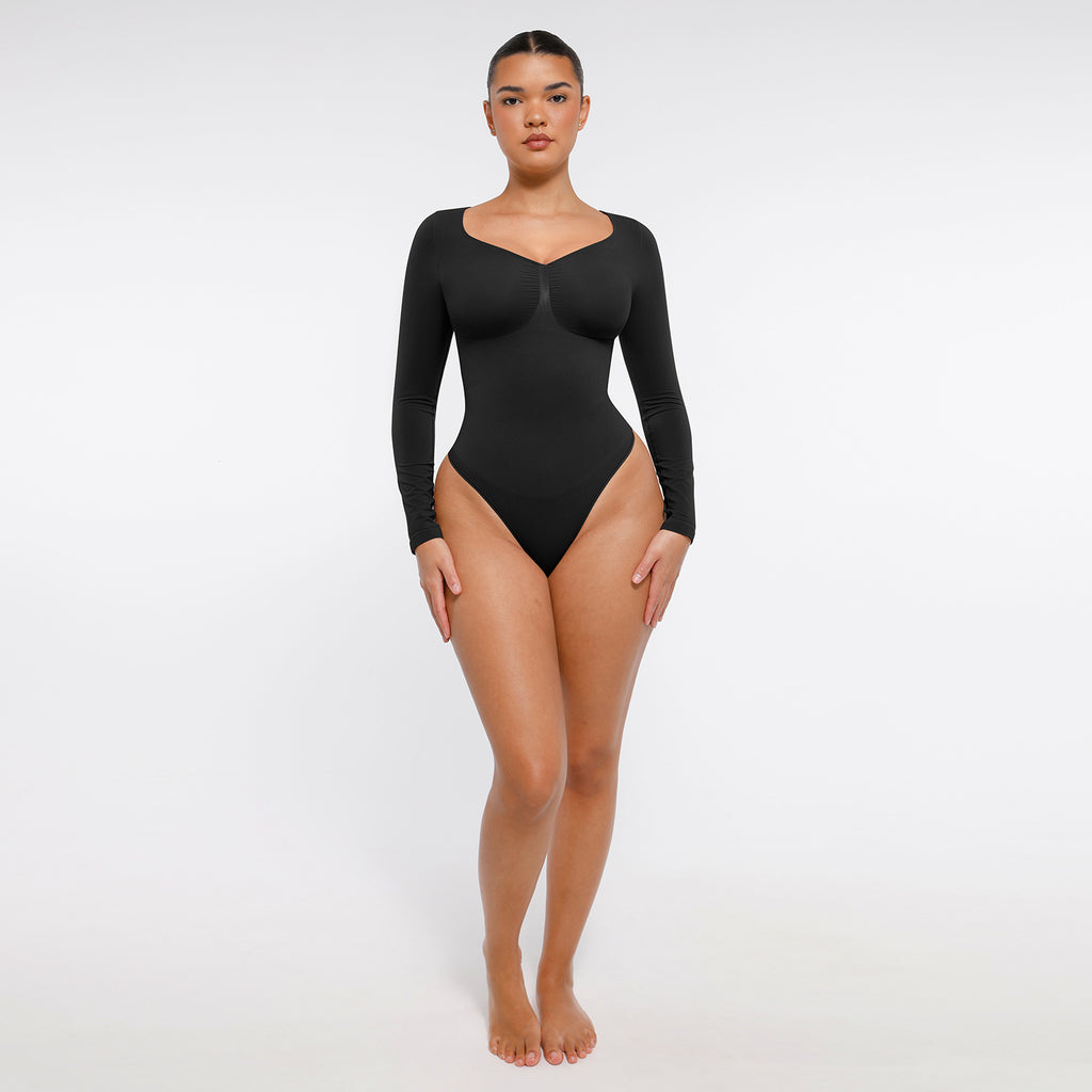 long-sleeve bodysuit
