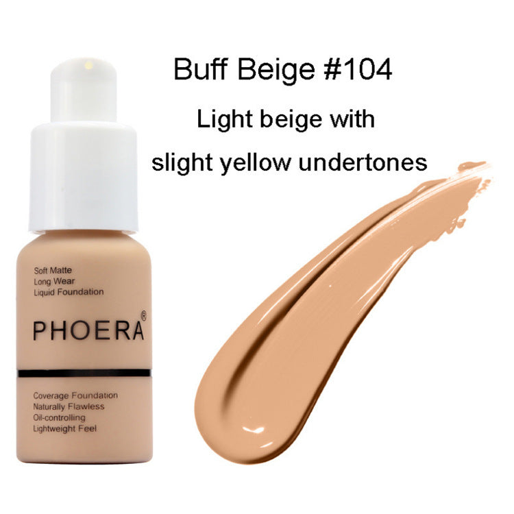 Natural Color Matte Concealer Foundation Cream”