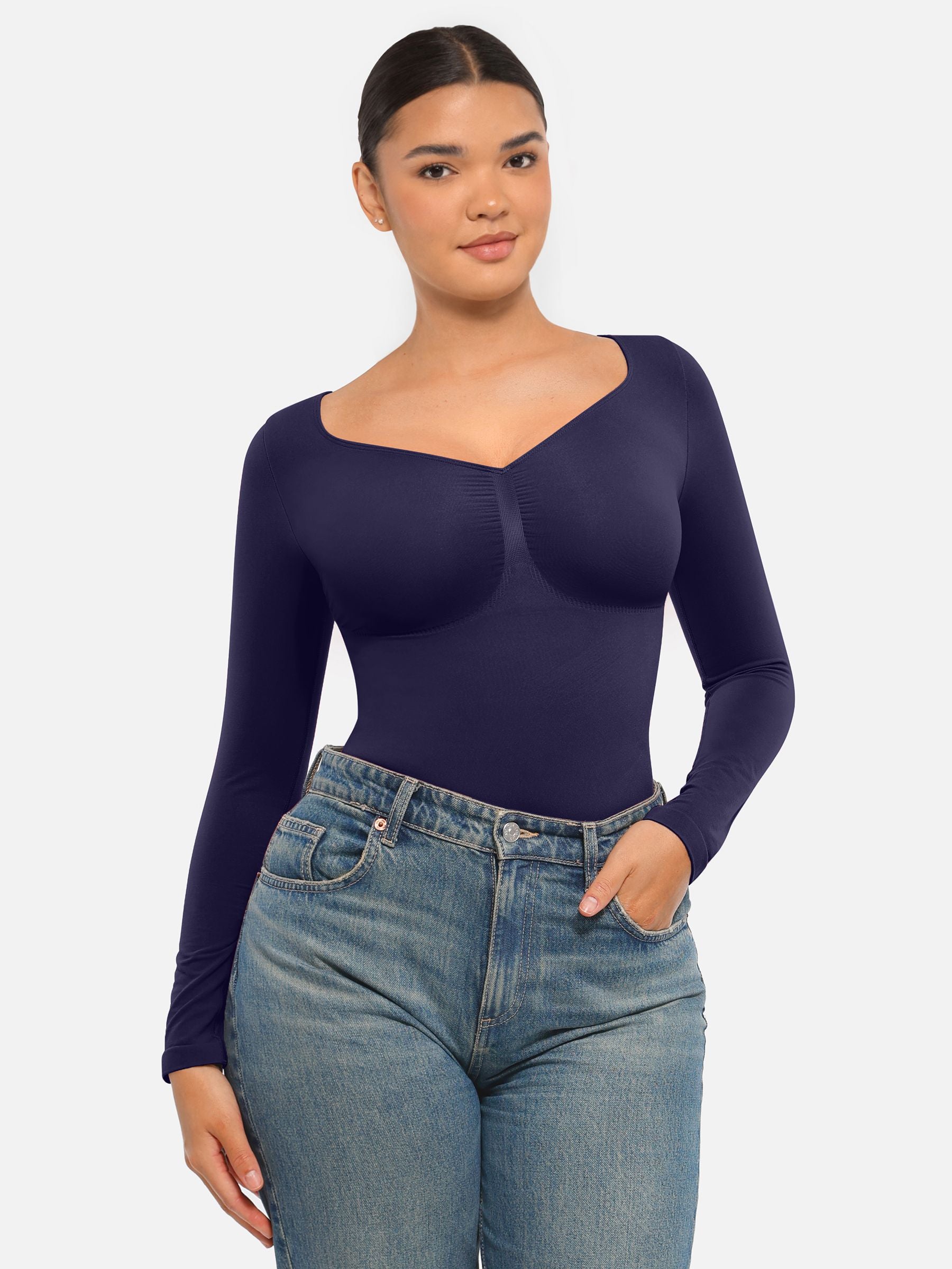 long-sleeve bodysuit