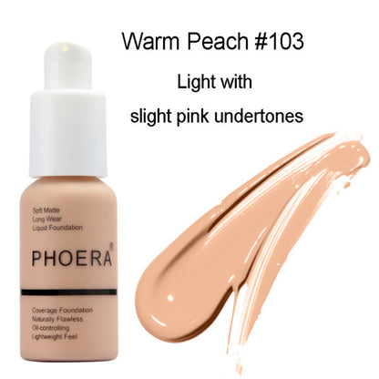Natural Color Matte Concealer Foundation Cream”